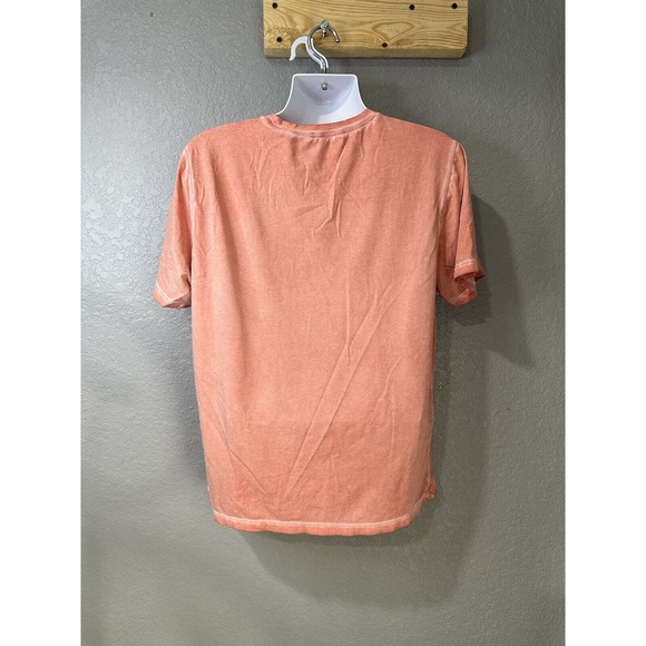 Patrick Assaraf Mens Large Orange Crew Neck Pima Cotton T-Shirt 2XL - Picture 2 of 4